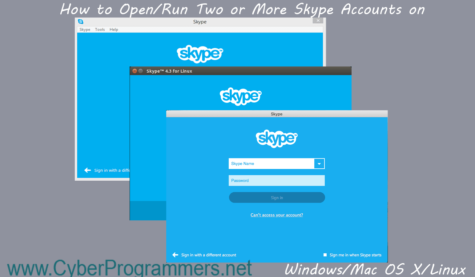 allow multiple skype for business accounts on mac